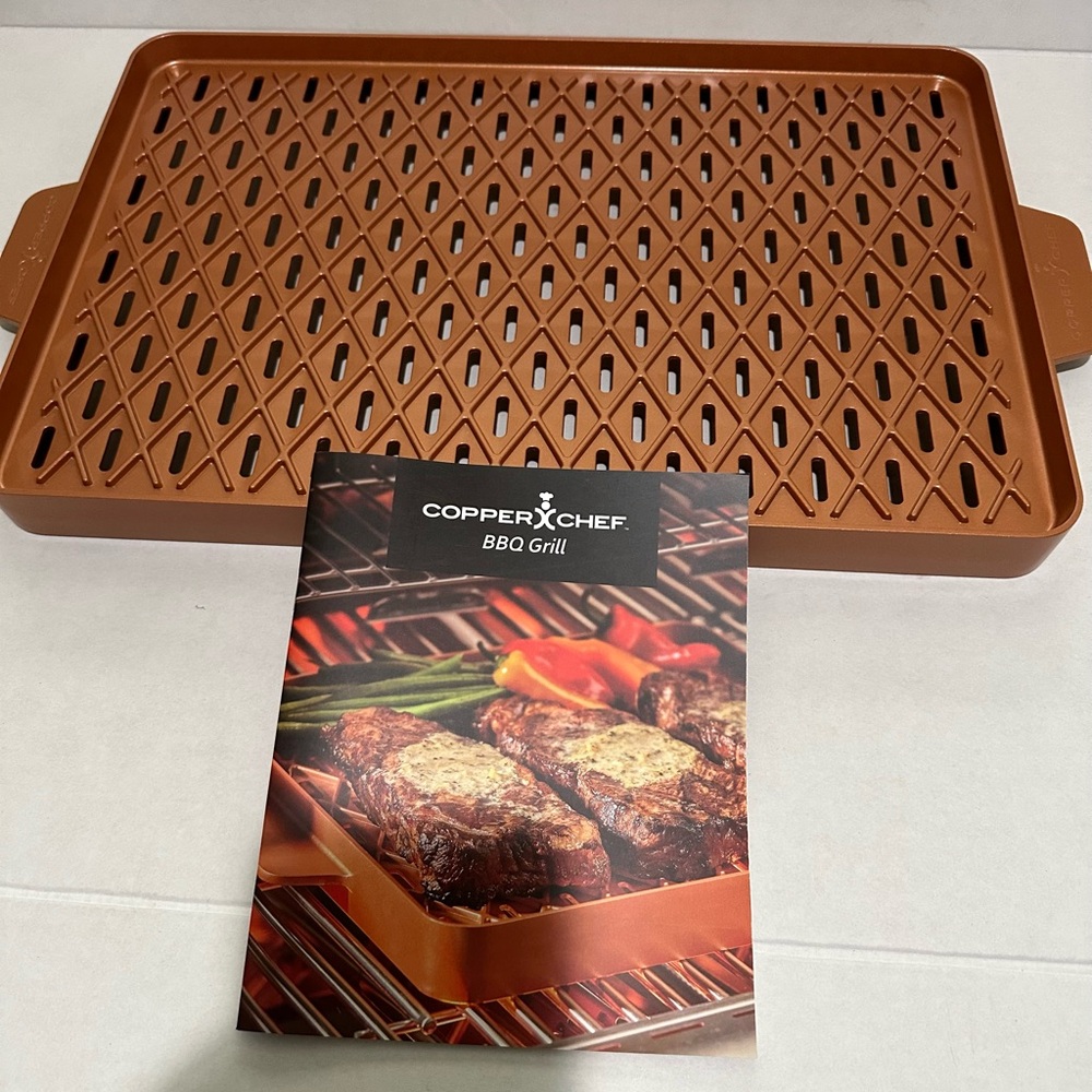 Copper BBQ Grill Pan